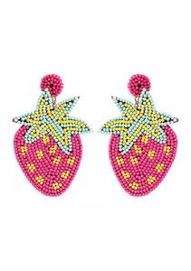 Premium Luxe Inde Perlé Broderie Fruits Boucles D'oreilles Élégant Travail Manuel Nouveau Design À La Mode Élégant et Mignon - Product Image 5