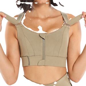 Sujetador deportivo de tamaño ajustable 2025, chaleco deportivo a prueba de golpes de alta resistencia, sujetador de Yoga con cremallera frontal para mujer de talla grande - Product Image 5