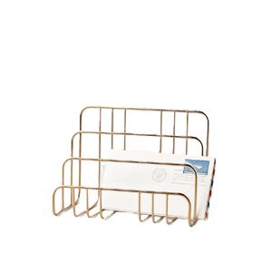 Porte-revues en fer métallique de style moderne et luxueux à personnaliser la taille, la forme et la couleur au bureau à domicile - Product Image 3