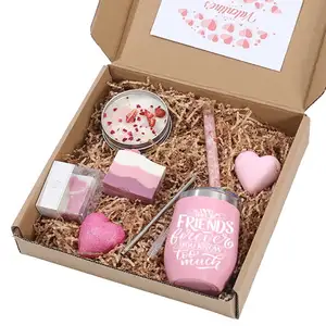 Saint-valentin de haute qualité, vente en gros, Relaxation, manque de bain, panier de douche pour femmes, ensemble cadeau Spa - Product Image 1