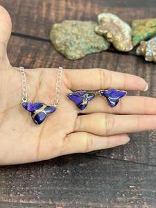 Fait à la main en argent Sterling raisin Dahlia Rose Bull collier boucles d'oreilles ensemble élégant femmes bijoux Unique Designer mode - Product Image 6