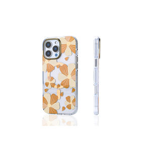 Coque de protection arrière en silicone liquide JoieCreatif Luxury Orange compatible MagSafe pour iPhone 15 Pro Max - Product Image 1