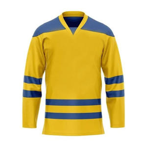 Uniforme de hockey personnalisé sublimé équipe de jeunes sweat à capuche de hockey sur glace 100% polyester vêtements de hockey sur glace broderie de numéro d'uniforme d'équipe - Product Image 6