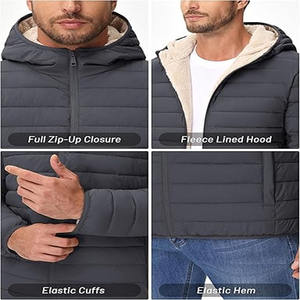 Veste matelassée pour homme, collection hiver, couleur et taille personnalisées, avec votre logo, vestes matelassées pour homme, vestes à bulles, téléchargées par Dress Sports - Product Image 5