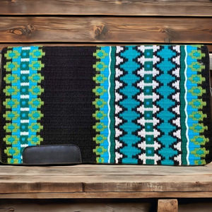 EquiElite Exports Produits Artisanaux Premium 13. Tapis de selle pour chevaux de trail, en laine, style western, pour courses et concours équestres, en polycoton - Product Image 1