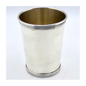 Tasse Julep dernière conception de haute qualité couleur argent Vodka menthe Julep Cup pour restaurant et bar fait à la main - Product Image 5