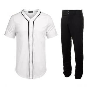 Uniforme de béisbol profesional de alta calidad al por mayor, precio cómodo, conjunto de uniforme de béisbol transpirable para hombres - Product Image 5