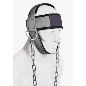 Arnés de cabeza para entrenamiento de cuello, construcción de músculos, accesorios de levantamiento de pesas, culturismo, gimnasio, correas, arnés de cuello - Product Image 1