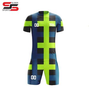 2025 dernier ensemble de maillots de football de haute qualité 100% Polyester Club équipe porter uniforme prix inférieur uniforme de football - Product Image 3