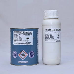 <b>EPOXY</b> GELCOAT (RED) HARDENER JYOTI 1411EPOXY GELCOAT (RED) HARDENER JYOTI 1411 CASTING & POTTING - Product Image 1