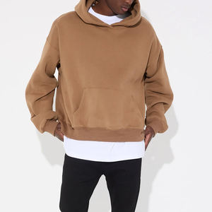 Proveedor directo de fábrica Invierno Casual Hombres Sudaderas con capucha de gran tamaño Nuevo diseño Tallas grandes Hombres ligeros Sudadera con capucha para la venta - Product Image 3
