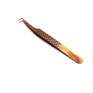 แหนบต่อขนตาสแตนเลสพร้อมโลโก้และสีพลาสม่าที่กำหนดเองฉลากตามต้องการ - Product Image 1