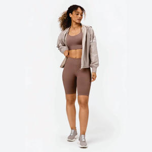 Évacuation de la transpiration Séchage rapide Respirant 74% Polyester 26% Elastane Deep Taupe Epic Bike Shorts - Product Image 6