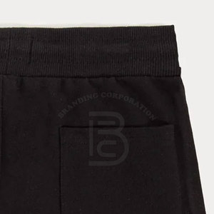 Pantalones cortos deportivos de algodón para gimnasio para hombre, venta al por mayor de OEM, cómodos pantalones cortos atléticos de felpa francesa para correr, estilo informal, tejido no tejido - Product Image 5