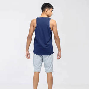 Camiseta Deportiva de Tirantes para Hombre, de Alta Calidad, Ligera, de Secado Rápido, Transpirable, sin Costuras, para Gimnasio, Maratón, Tejida - Product Image 3