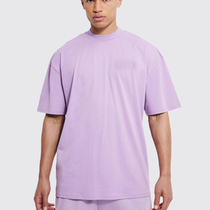 Camiseta de Cuello Redondo Extra Grande para Hombre, Corte Holgado, Logotipo Personalizado, Algodón/Fibra de Bambú, Ecológica, de Secado Rápido - Product Image 2