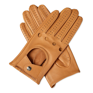 Guantes de Conducción de Cuero para Hombre y Mujer - 100% Piel de Vaca, Guantes con Pantalla Táctil, Uso Casual para Viajes, Transpirables, Ecológicos, Hechos en Pakistán - Product Image 5