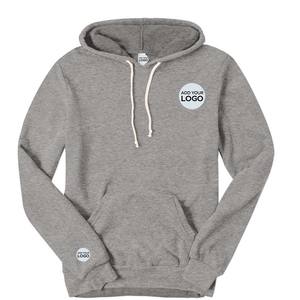 Sudadera con Capucha Tri-Blend para Hombre, de Algodón Ligero, Informal, con Cordón y Bolsillo - Product Image 2