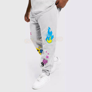 Pantalones informales de alta calidad para hombre, material suave y ligero con estampado de soplo, cintura media, ¡estilo más vendido! - Product Image 4