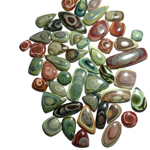 อิมพีเรียลแจสเปอร์ธรรมชาติหลวม Cabochon Lot รูปร่างผสมและขนาดอิมพีเรียลแจสเปอร์อัญมณี Lot สําหรับการทําเครื่องประดับ - Product Image 1