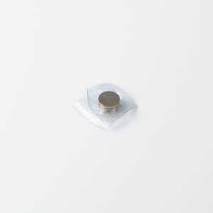 Chiusura tessile invisibile in copertura in PVC 30x30mm - Product Image 1