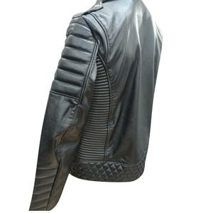 Nuevo producto, superventas, chaqueta de ciclista, chaqueta de cuero de vaca Real para hombre, abrigo de cuero ajustado, chaquetas de cuero para hombre - Product Image 4