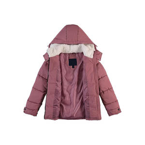 แจ็กเก็ตผ้ายีนส์สำหรับผู้ชายวินเทจผ้าบุนวมโอเวอร์ไซส์มีฮู้ดซิปซักได้สำหรับฤดูหนาว - Product Image 4