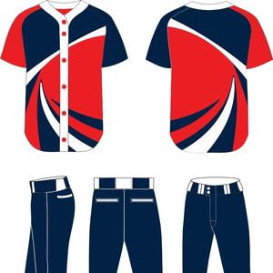 Ensemble d'uniformes de baseball pour hommes au design personnalisé avec des caractéristiques respirantes et à séchage rapide, logo personnalisé, marque MUNTHA SPORTS - Product Image 1