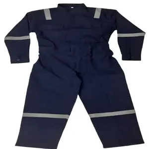 Wholesale Good Quality Custom Logo Industrial Reflective Coverall For Men Work Wear Uniform