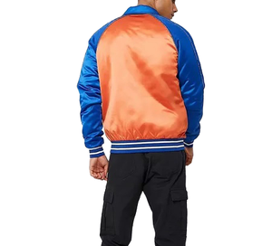 2026 Custom Men's Varsity <b>Baseball</b> High Street Style Satin Team Sports <b>Jacket</b> Breathable Winter <b>Bomber</b> <b>Jacket</b> - Product Image 5