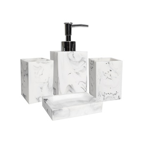 <b>Epoxy</b> <b>Resin</b> Bathroom Set Home Hotel Restaurant Bathroom Accessories Black Color <b>Resin</b> Bathroom Set Hand Wash Use Best Seller - Product Image 3