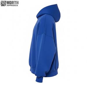 Sudadera con capucha para hombre de peso pesado con estilo con diseño de estampado degradado único Sudadera de invierno de gran tamaño personalizada Sudaderas con capucha de tela anticontracción - Product Image 5