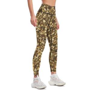 Quick Dry During Intense Activities Provides Tummy <b>control</b> flattering fit all body High Waist Printed <b>Leggings</b> - Product Image 3