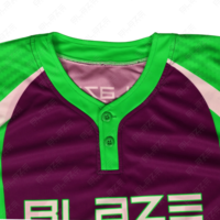Blaze Fight Wear T-shirts pour hommes vierges personnalisés Maillots de baseball personnalisés avec un confort maximal Style de performance Style formel