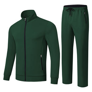 Ropa para correr personalizada de primera calidad, conjunto de chándal para correr en el gimnasio, chándal personalizado con cremallera completa para hombre, ropa para correr con capucha, chándal para hombre - Product Image 2