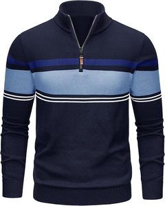 Suéter de Punto W9592Y Knzhee Industry para Hombre, Antiarrugas, Antibolitas, Transpirable, Delgado, 100% Algodón, Informal, Holgado, para Invierno - Product Image 6