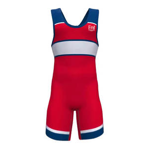2025 vente en gros pas cher respirant homme lutte Singlet conception personnalisable respirant lutte réservoir tricoté méthode de tissage - Product Image 2