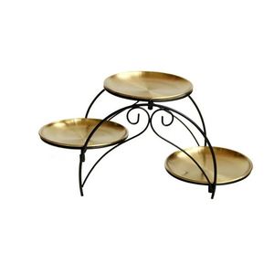 แท่นวางเค้กสามชั้นแบบใหม่ล่าสุดสำหรับแสดงคัพเค้กขนมหวานสำหรับงานแต่งงานที่บ้านโรงแรมร้านอาหารงานเลี้ยงวันเกิดของตกแต่งงานอีเว้นท์ - Product Image 5