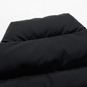 Veste matelassée légère en toile pour homme Manteau thermique d'hiver à capuche col montant de haute qualité Prix bas Gris disponible pour - Product Image 3