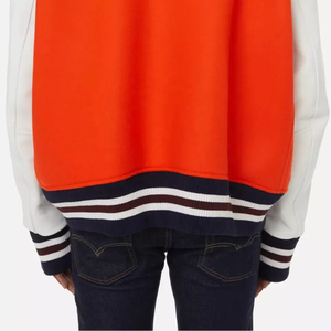 OEM Venta al por mayor personalizado de los hombres <span class=keywords><strong>Running</strong></span> Varsity <span class=keywords><strong>Jacket</strong></span> Stand Collar Panel de diseño de bloque de cierre de botón de cremallera disponible Colores personalizados - Product Image 6