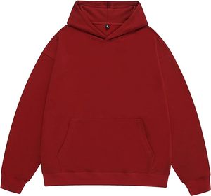 Unisex Premium Oversized Heavy Weight Cotton Fleece Breathable Eco-Friendly Hoodie Drop Shoulder Sportswear Pocket Embroidered - Product Image 1