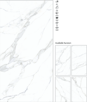 Elégant abat-jour blanc romain 800x1600mm porcelaine grande dalle carreaux 9mm d'épaisseur avec surface polie meilleur produit de qualité