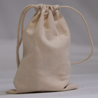 Sac à cordon personnalisé avec logo imprimé, 100 % coton biologique, écologique, nouvelle tendance mode, pochette à savon recyclable et réutilisable, anti-poussière