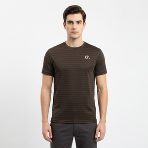 Camiseta para Hombre, Impresión Personalizada, Etiqueta Personalizada, Spandex, Talla Grande, Formal, Manga Corta, Transpirable, Ropa Ecológica de Moda - Product Image 1