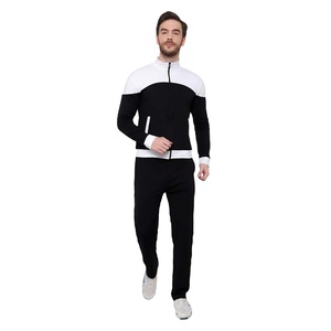 Meilleure vente Personnalisé Sublimé Noir Blanc Survêtement Homme XL Jogging Sportswear Plus Bonne Qualité Survêtement Formation Unisexe - Product Image 1