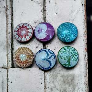 ชุดหัวใจทำจากหินสบู่ งานฝีมือ จำนวน 6 ชิ้น หินหัวใจตกแต่งธรรมชาติ งานแกะสลักแบบอินเดีย ของขวัญ ของตกแต่งบ้าน โรงแรม ของประดับตกแต่ง - Product Image 4