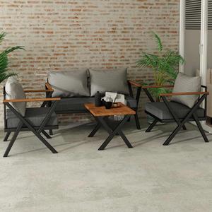 Set da giardino bouganvillea 2 + 1 + 1 + tavolino CPT5530-130