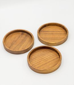 Ensemble de sous-verres en bois tendance et antiques de premier ordre pour protéger les surfaces avec style - Product Image 5