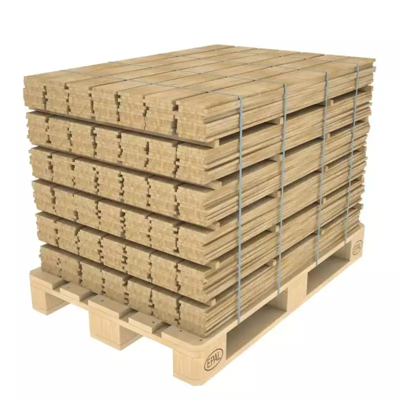 Pallet di legno dell'euro di epal del bordo del pavimento del magazzino di legno solido all'ingrosso