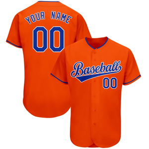 Camisas de sublimación multicolor Nuevo botón personalizado cosido Camiseta de béisbol de manga corta Juventud EE. UU. - Product Image 6